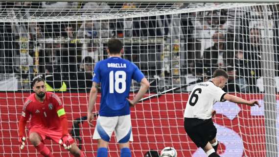 Partita senza storia a Dortmund: Germania avanti 3-0 sull'Italia all'intervallo