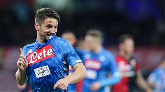 Serie A, Napoli-Atalanta 1-0 alla fine del primo tempo