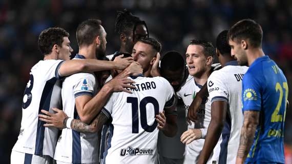 Serie A: l'Inter dilaga ad Empoli nella ripresa. Il Venezia supera un rimonta l'Udinese