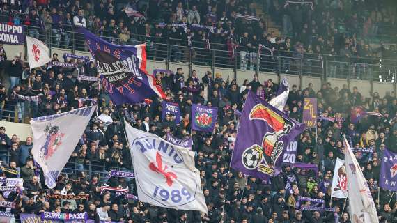 La coreografia della curva viola anti Juventus costa cara alla società