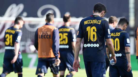 Lecce terza squadra a retrocedere in B dopo SPAL e Brescia