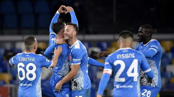 La classifica di Serie A alla 14^ giornata: Napoli di nuovo leader solitario, Milan ora a -3