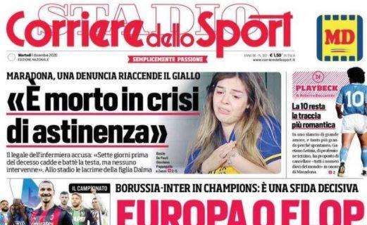 Shock Maradona, è sempre più giallo - Corriere dello Sport: "E' morto in crisi d'astinenza"