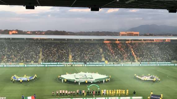 Frosinone-Bari, il dato spettatori. Esaurito il settore ospiti