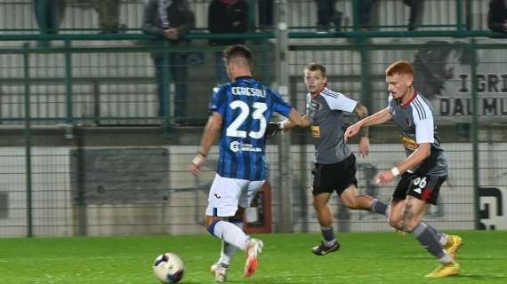 Notte fonda per il Vicenza: Alessio-Ceresoli, Atalanta U23 sul 2-0 al 45'