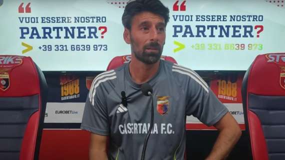 Casertana, Iori: "Abbiamo dominato per 70 minuti, meritavamo il goal"