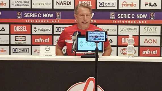 Vicenza, Vecchi: "Buona sorte non dalla nostra, subito un gol assurdo"