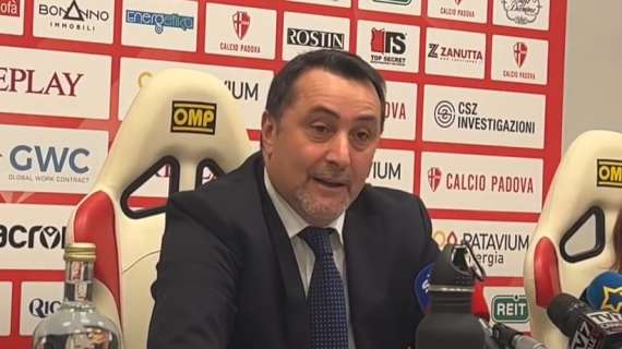 Ds Padova: "Vogliamo aprire un ciclo. Spiace vedere l'Euganeo vuoto"