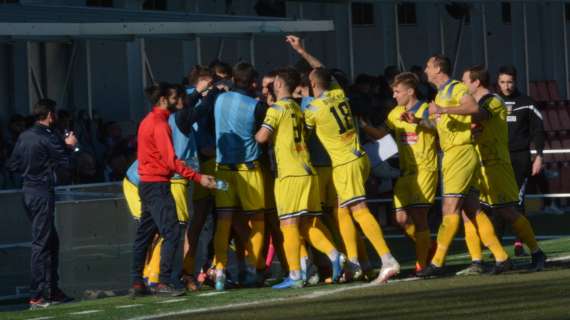 Aquila Montevarchi-San Donato Tavarnelle 1-3, gol e highlights della partita