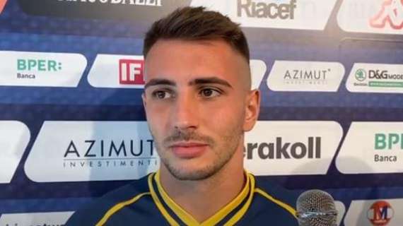 Modena, Gagno: "Il mio gol è stato abbastanza determinante per la B"