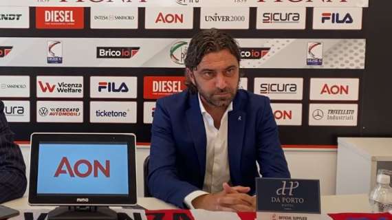 Ds Vicenza: "Presto per il mercato. Ronaldo e Ferrari? Si stanno riprendendo"