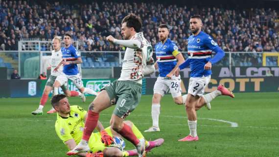Sampdoria, perfettamente riuscito l'intervento chirurgico di Cragno
