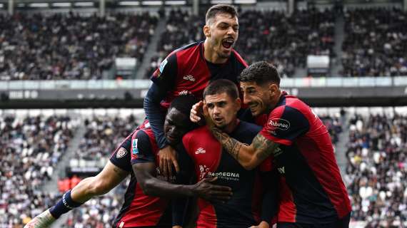 Cagliari-Bologna 0-2, tre minuti di recupero