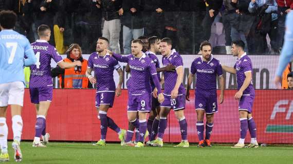 Serie A, la Fiorentina batte la Lazio in rimonta 2-1