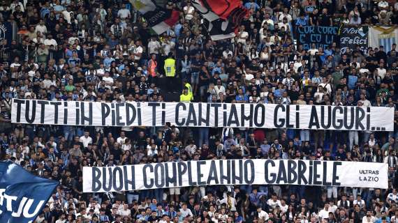Olimpico, la Nord omaggia Gabriele Sandri. Poi i fischi per Napolitano