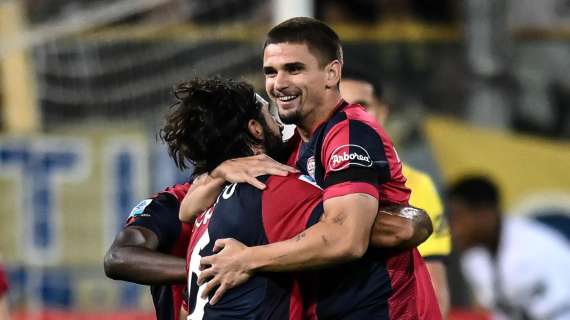 Il Cagliari non vinceva con tre gol in trasferta da maggio 2021