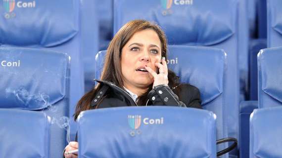 Roma-Cagliari, Rosella Sensi presente in tribuna all'Olimpico