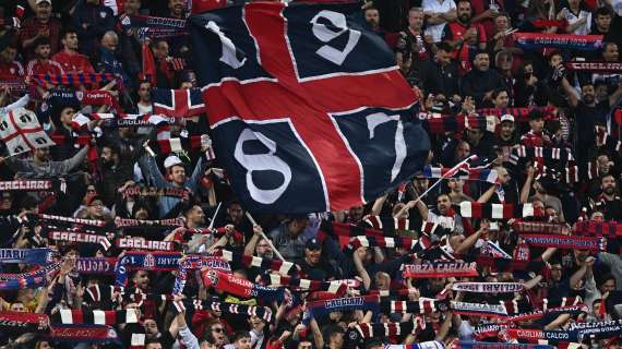 Cagliari, acquistati quasi 450 tagliandi nel settore ospiti per la sfida contro il Genoa