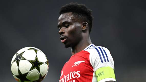 Arsenal, tegola Saka: si ipotizza stop di 2 mesi