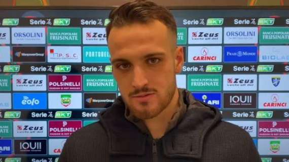 Parma-Frosinone 0-1, Federico Gatti a Sky Sport: ""Darò tutto per il Frosinone finché sarò qua. Serie A? Un sogno che cambierebbe la mia vita"