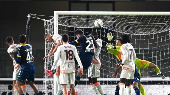 Verona-Roma 3-2, Harroui regala i tre punti ai gialloblù