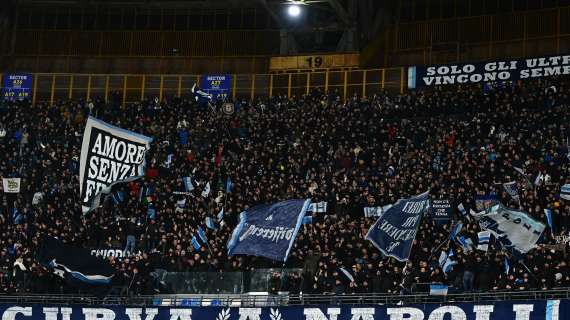 Napoli-Verona, i tifosi di casa contro il divieto di trasferta