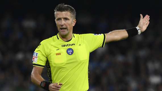 Serie A, 15^ giornata: le designazioni arbitrali: Orsato per Juventus-Napoli