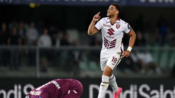 Verona-Torino 2-3, granata al quarto successo di fila al Bentegodi