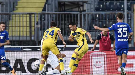 Empoli-Verona 0-1, prima vittoria esterna della storia all'esordio in A