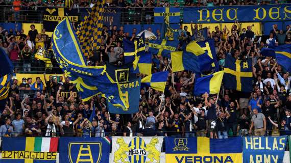 Verona-Spezia: 8.938 spettatori al 'Bentegodi'