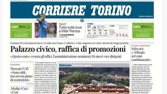 Corriere di Torino - Sabato amichevole con la Triestina