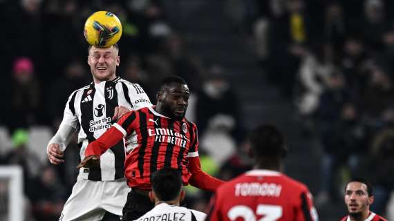 LIVE TJ - JUVENTUS-MILAN 2-0 - triplice fischio: Mbangula e Weah stendono i rossoneri