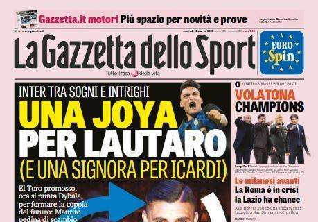 Gazzetta - L’Inter si muove per Dybala e la Juve per Icardi