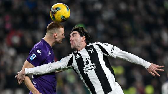 LIVE TJ - JUVENTUS-FIORENTINA 2-2 - Errore di Cambiaso, la pareggia Sottil