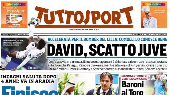 Tuttosport - David, scatto Juve
