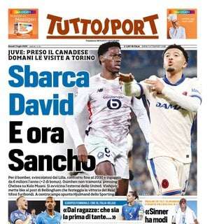 Tuttosport - Arriva David, spunta Hjulmand