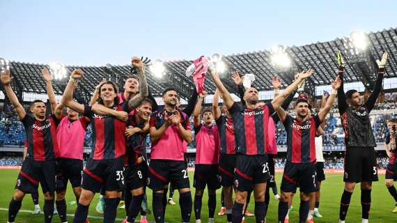 QUI BOLOGNA - Slitta la parata per la qualificazione in Champions: dopo il match con la Juve bagno di folla allo stadio