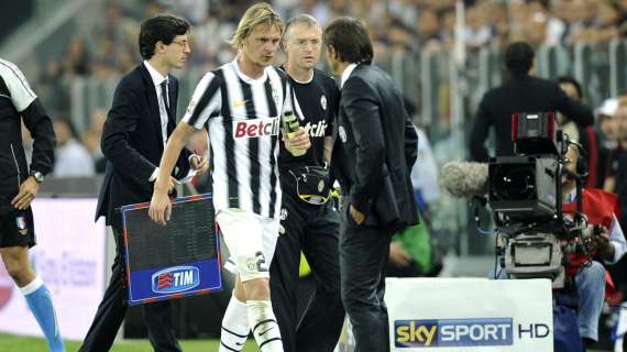 Gazzetta - Krasic vicino alla partenza