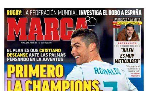 QUI REAL MADRID - Marca su CR7: "Prima la Champions, poi il Pichichi"