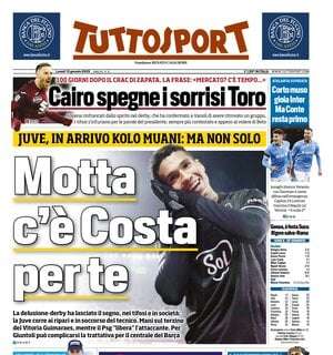 Tuttosport- Motta, c’è Costa per te