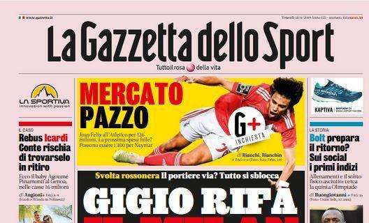 Gazzetta - Gigio rifà il Milan, De Ligt solo Juve