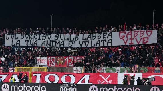 Monza - Lazio nel ricordo di 'Gabbo': l'omaggio delle due tifoserie