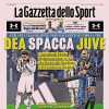 Gazzetta in taglio basso: "Conte canta"