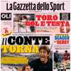 Gazzetta dello Sport: "Il Conte torna: Juve-Napoli da primato"