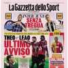 Gazzetta dello Sport: "Theo e Leao: ultimo avviso. Osimhen, cose turche!"