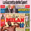 Gazzetta dello Sport: "Un, due, tre Milan: asse col Chelsea, non solo Lukaku"