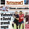 Tuttosport: "Vlahovic e David grandi sogni Juve"