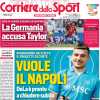 Corriere dello Sport apre con Buongiorno: "Vuole il Napoli"