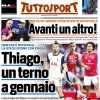 Tuttosport guarda a gennaio: "Thiago, un terno a gennaio".