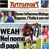 Tuttosport sulla Juve: "Weah nel nome di papà"